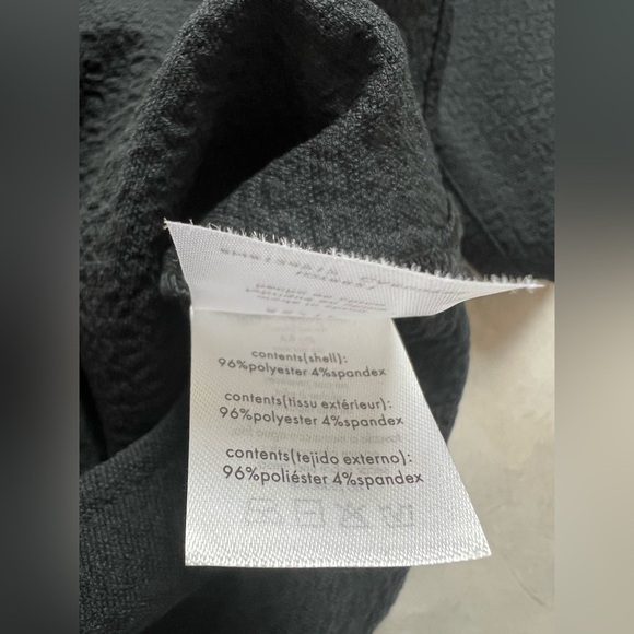 ONIA Womens Black Jumpsuit Size XS Button Down Romper Crinkle Gauge Shorts - Picture 9 of 9